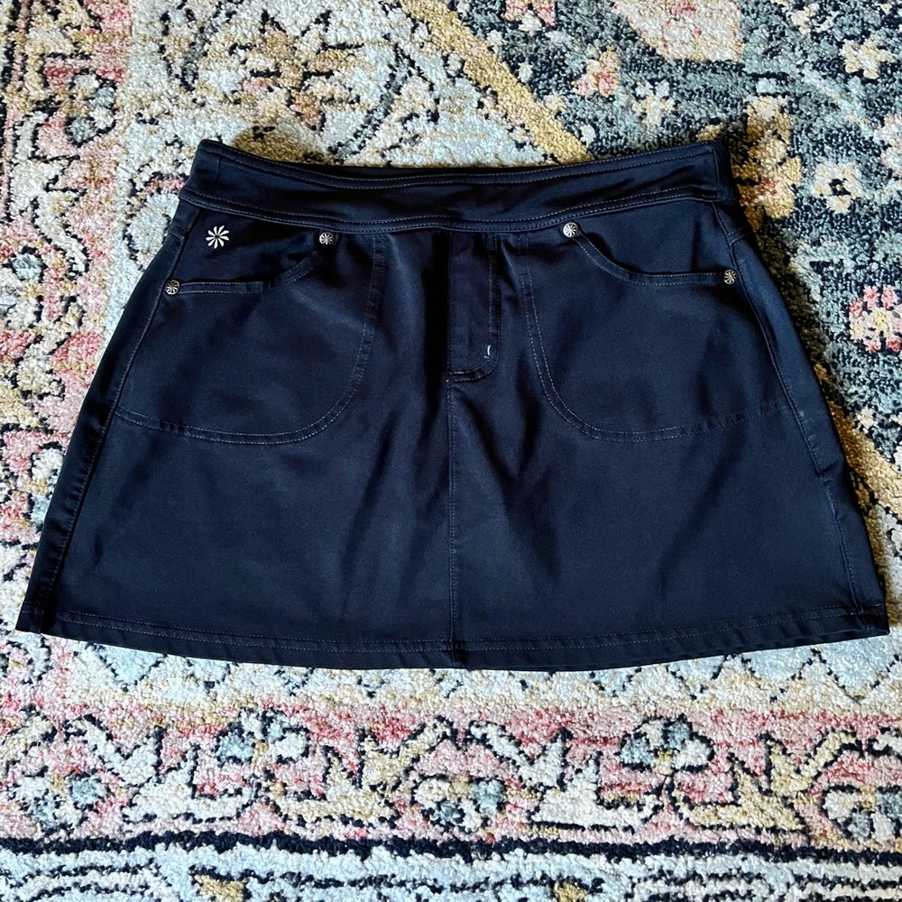 Athleta Endorphinrun Athletic Running Skirt Liner Black Sz XS
